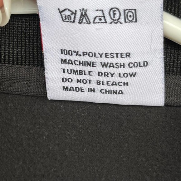 San Francisco Jacket Adult Small Black White Full Zip Embroidered Track Pockets - Picture 6 of 6